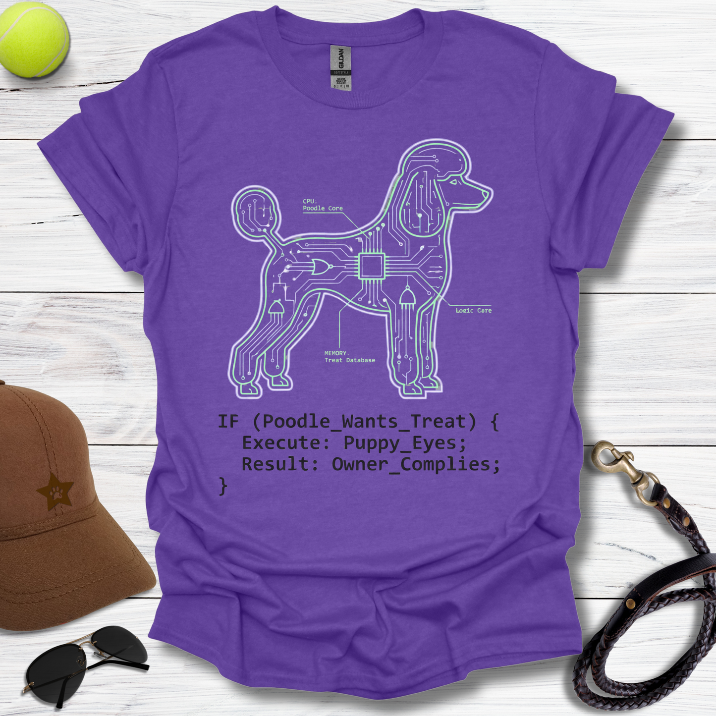 Poodle Progamming T-Shirt