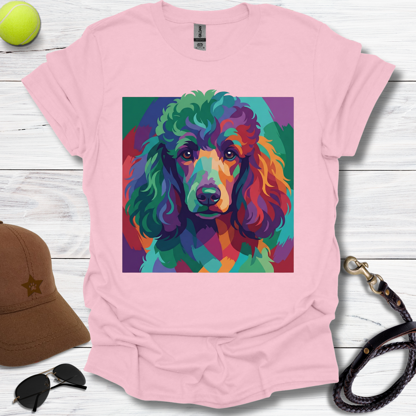Painterly Poodle T-Shirt