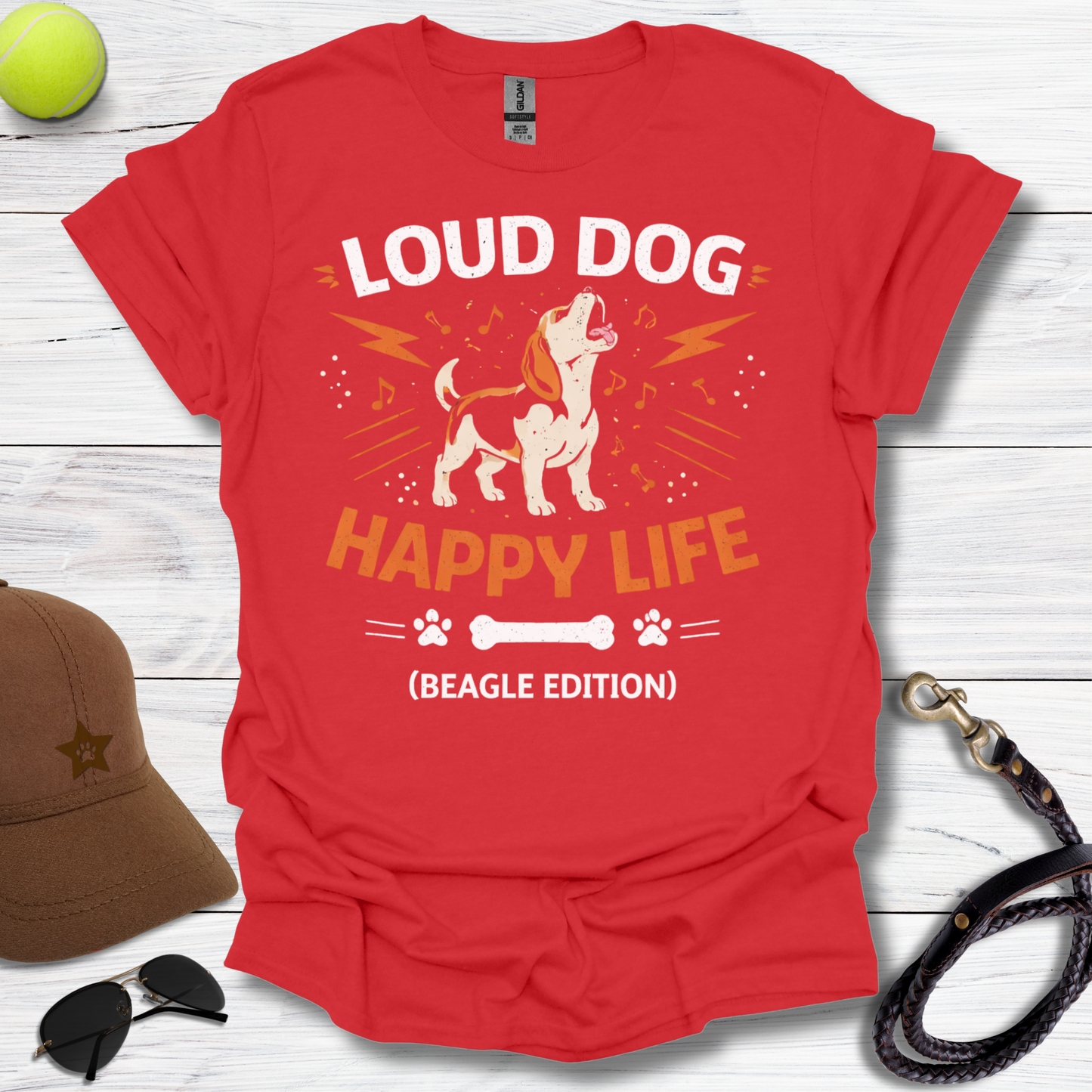 Loud Dog Happy Life T-Shirt