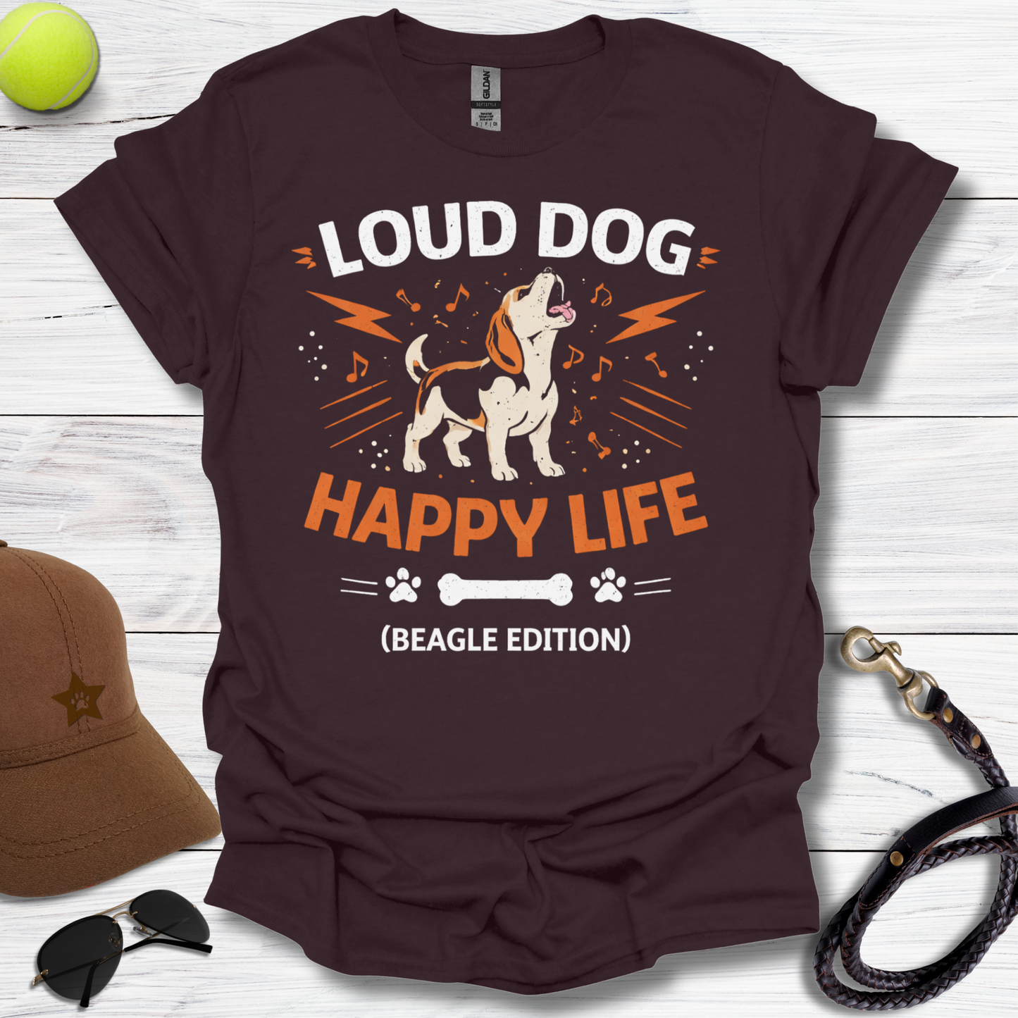 Loud Dog Happy Life T-Shirt
