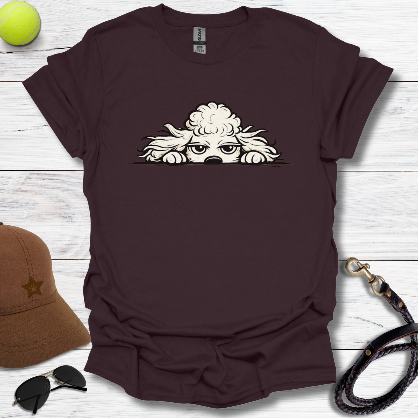 Poodle Irreverent Observer T-Shirt