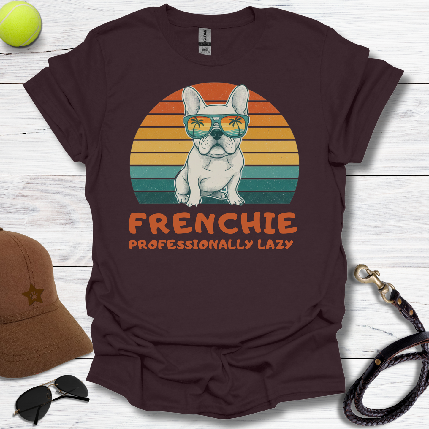 Frenchie "Professionally Lazy" T-Shirt