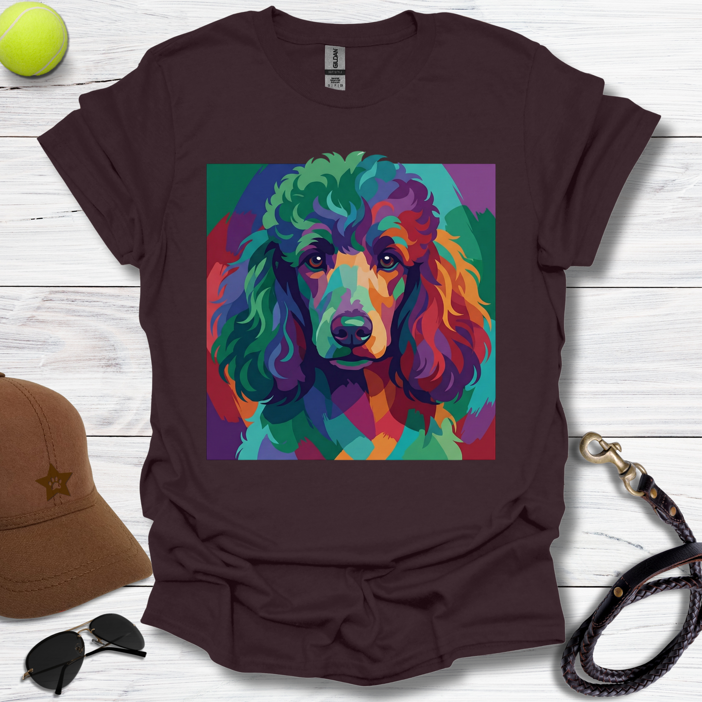 Painterly Poodle T-Shirt