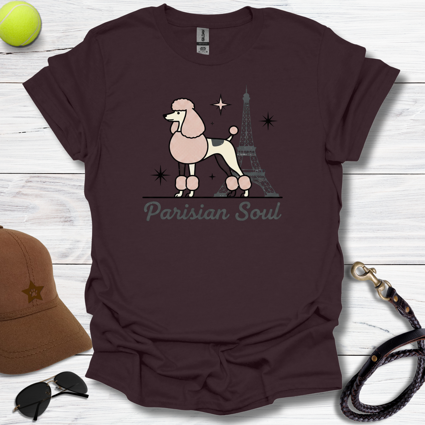 Parisian Soul Poodle T-Shirt