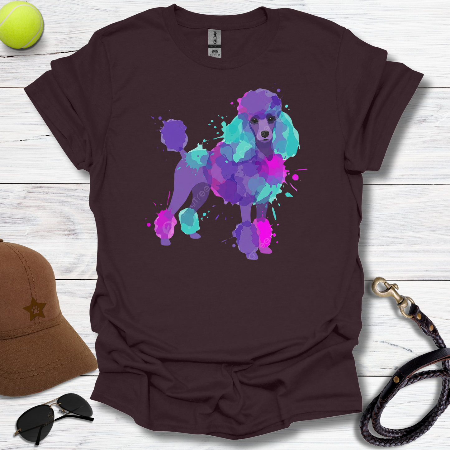 Poodle Color Splash T-Shirt