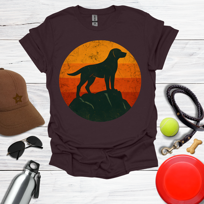 Retro Labrador Silhouette T-Shirt