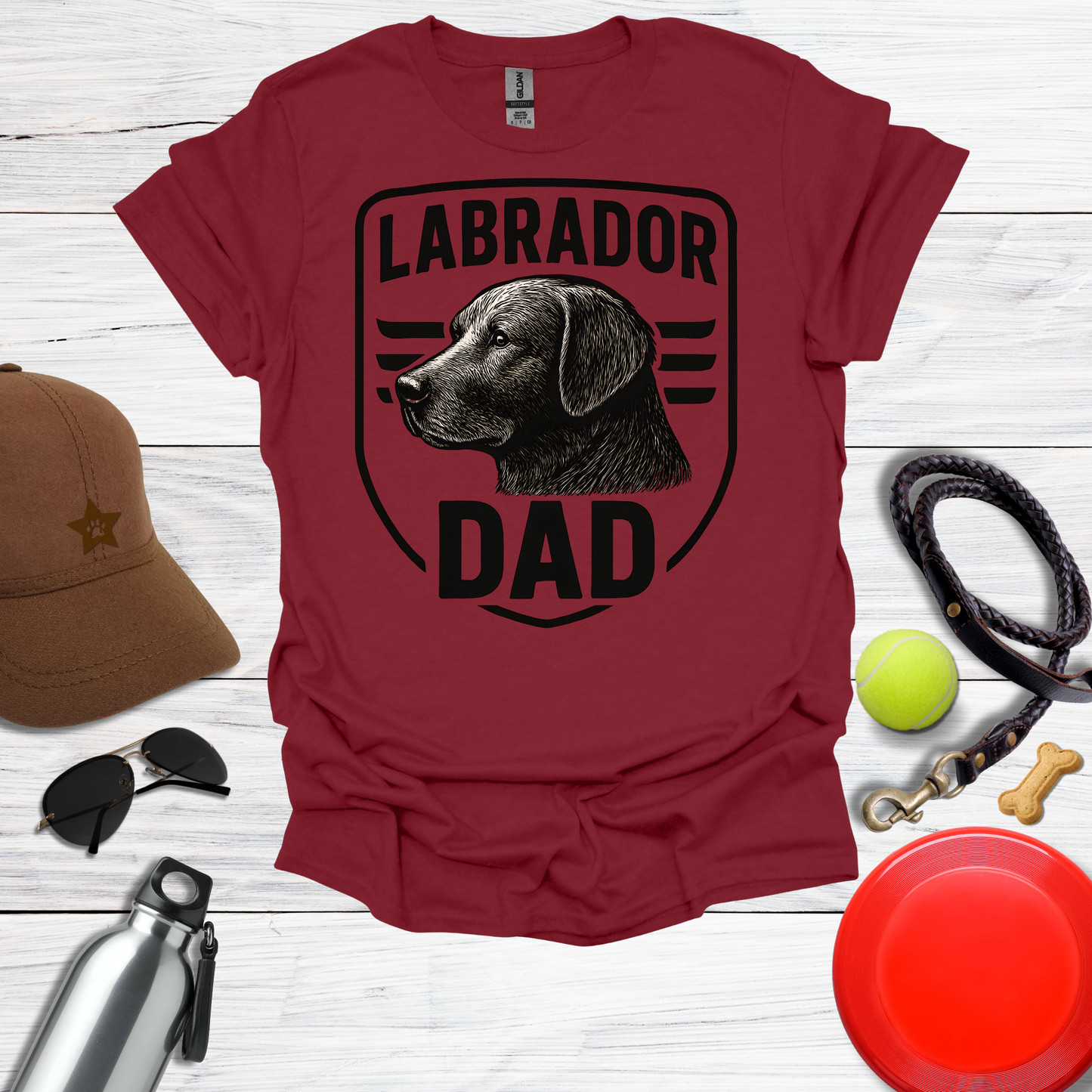 Vintage Classic Labrador Dad Tee