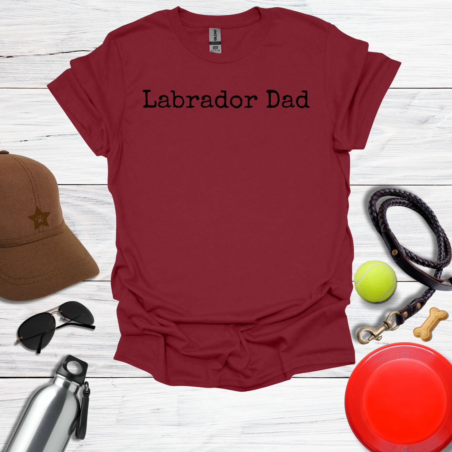 Old School Labrador Dad T-Shirt