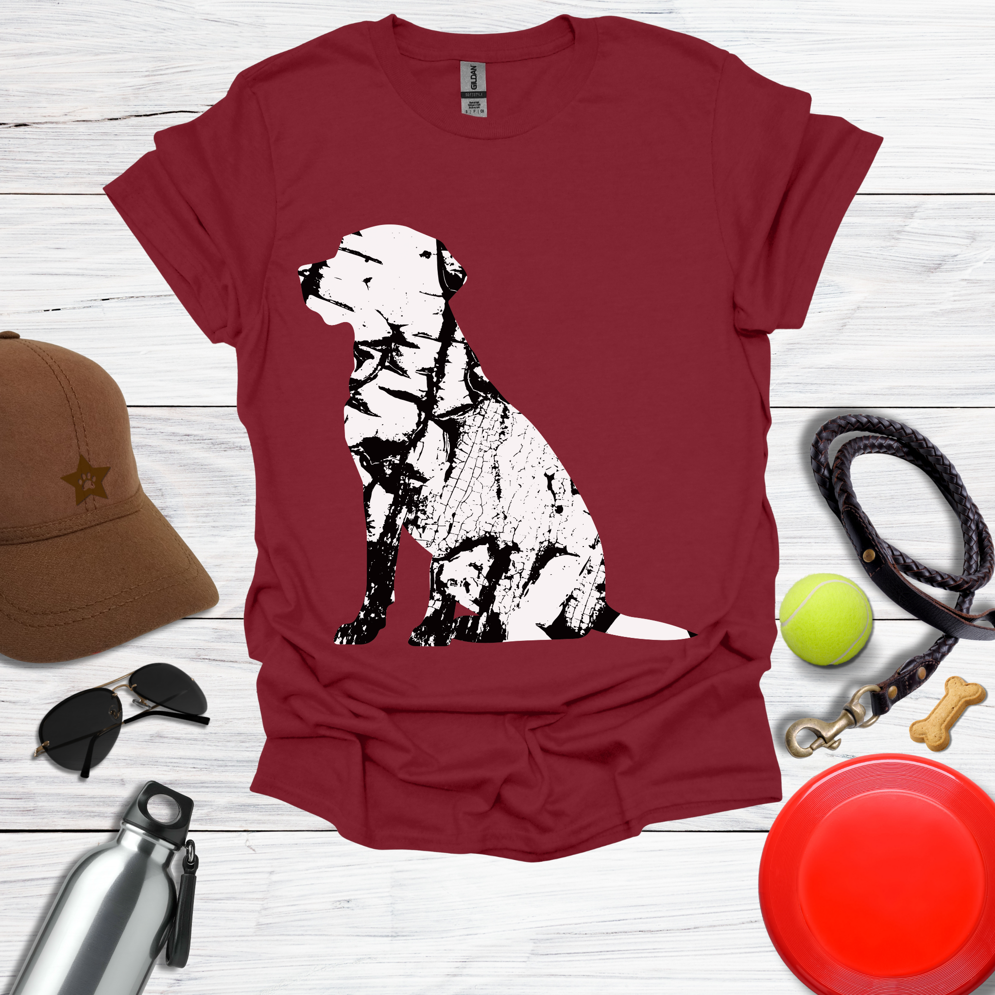 Vintage Winter Lab T-Shirt