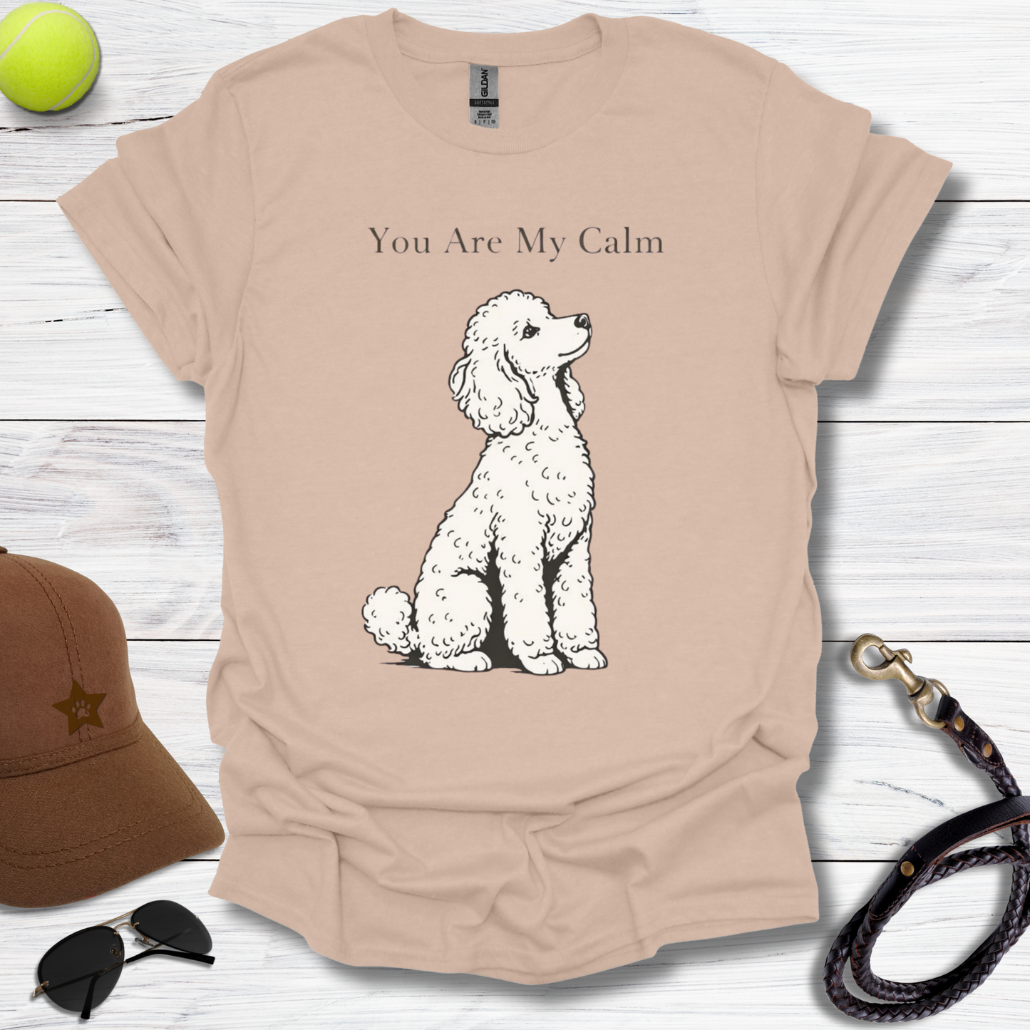 Calming Poodle T-Shirt