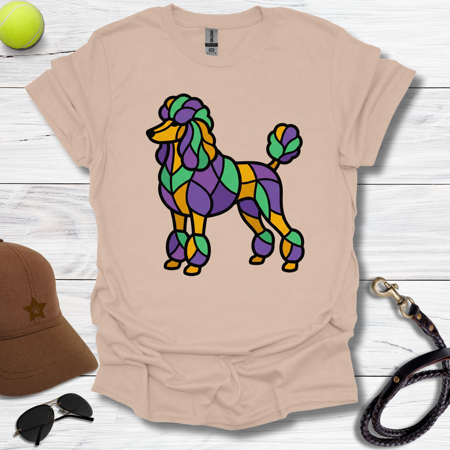 Colorful Poodle T-Shirt