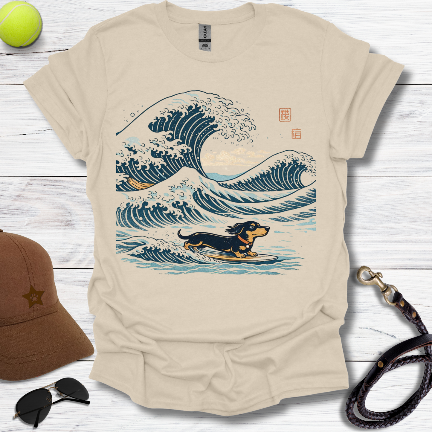Dachshund Low Rider Of The Sea T-Shirt
