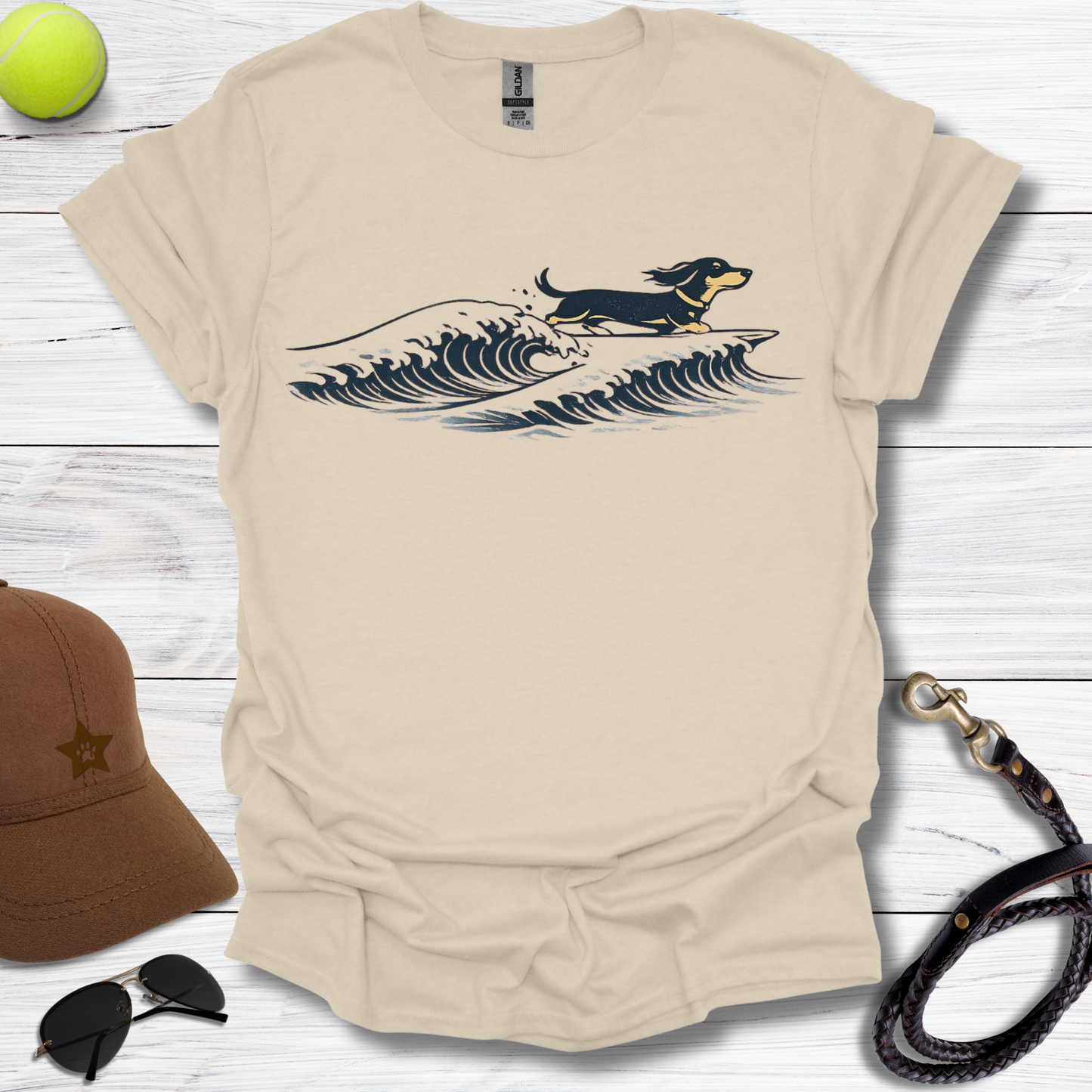 Dachshund Wave Chaser T-Shirt