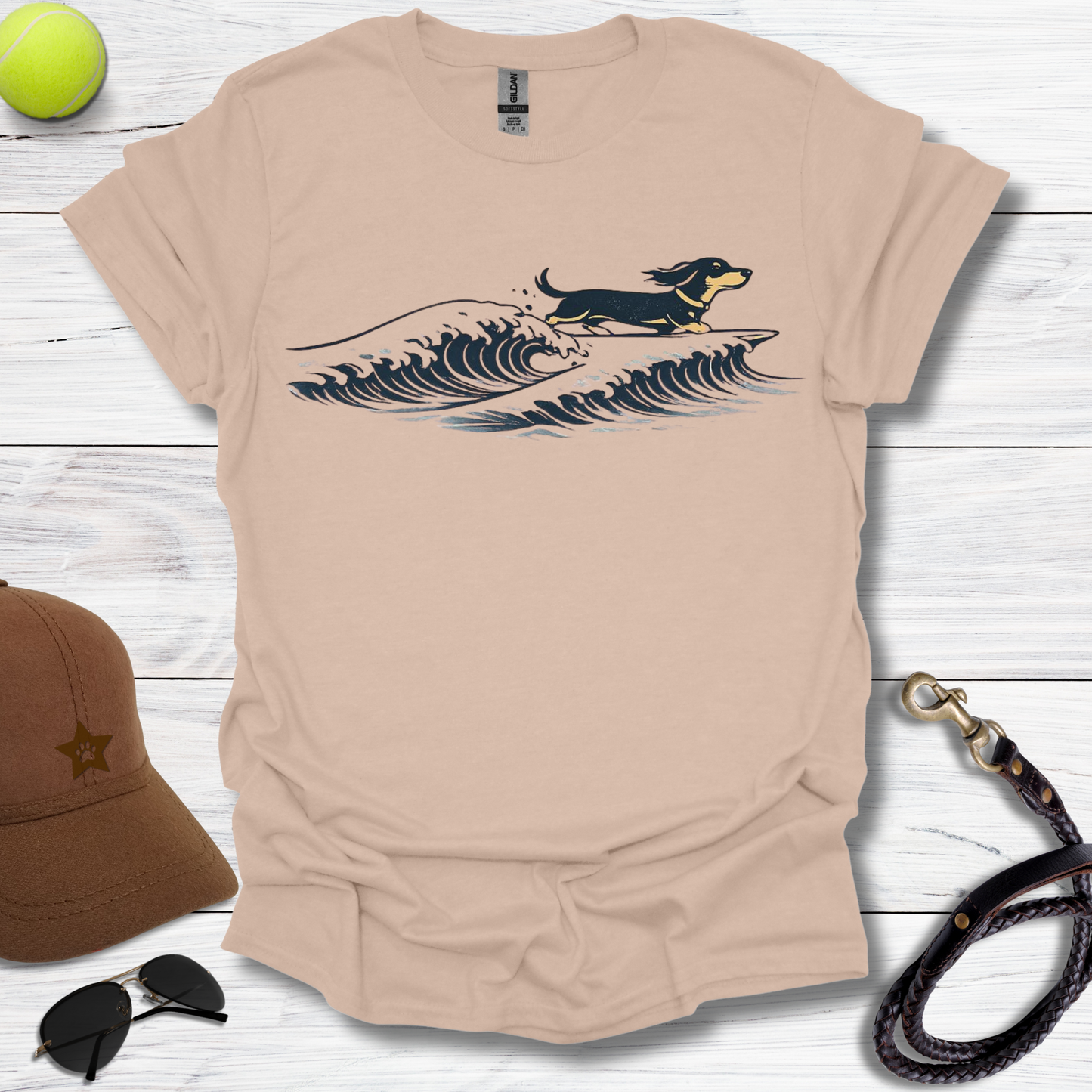 Dachshund Wave Chaser T-Shirt