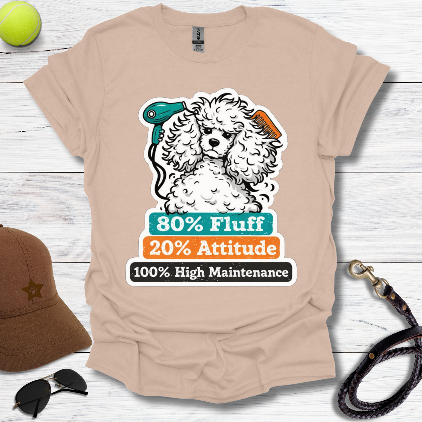 High-Maintenance Poodle T-Shirt