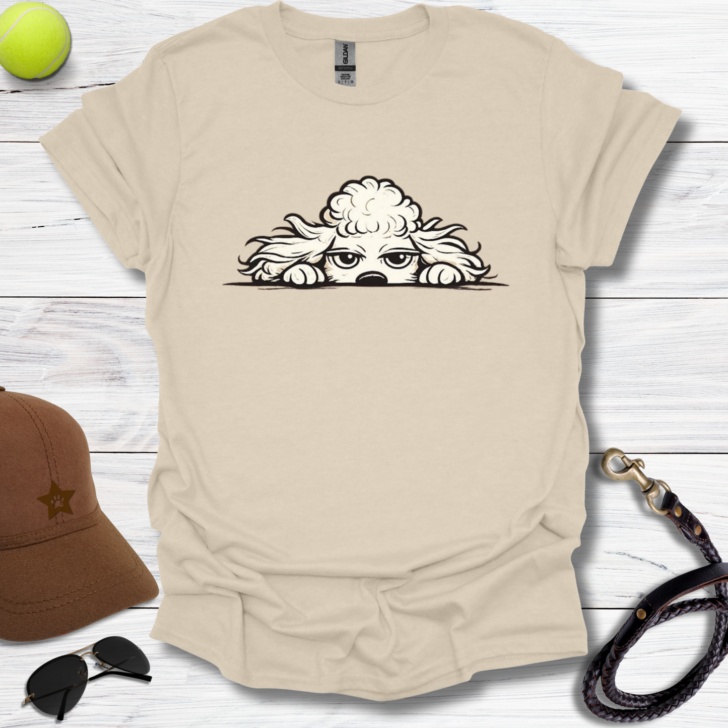 Poodle Irreverent Observer T-Shirt