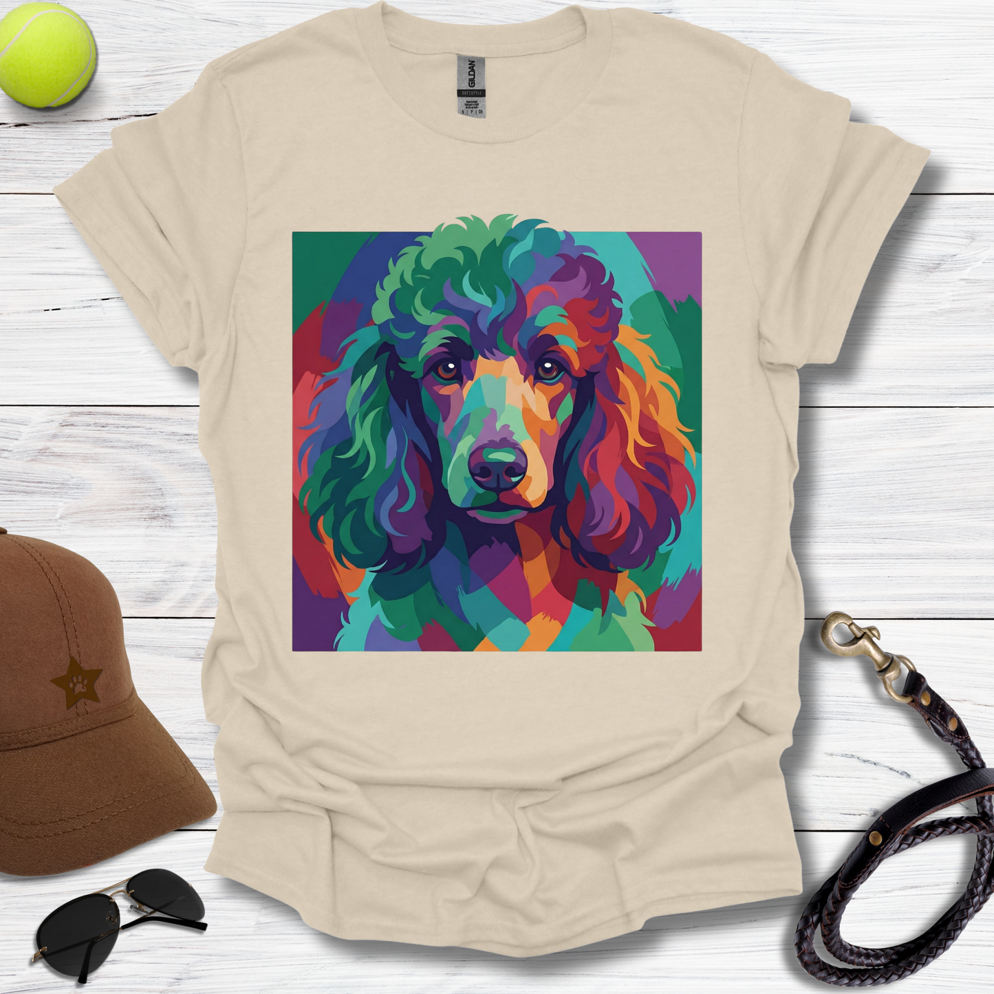 Painterly Poodle T-Shirt