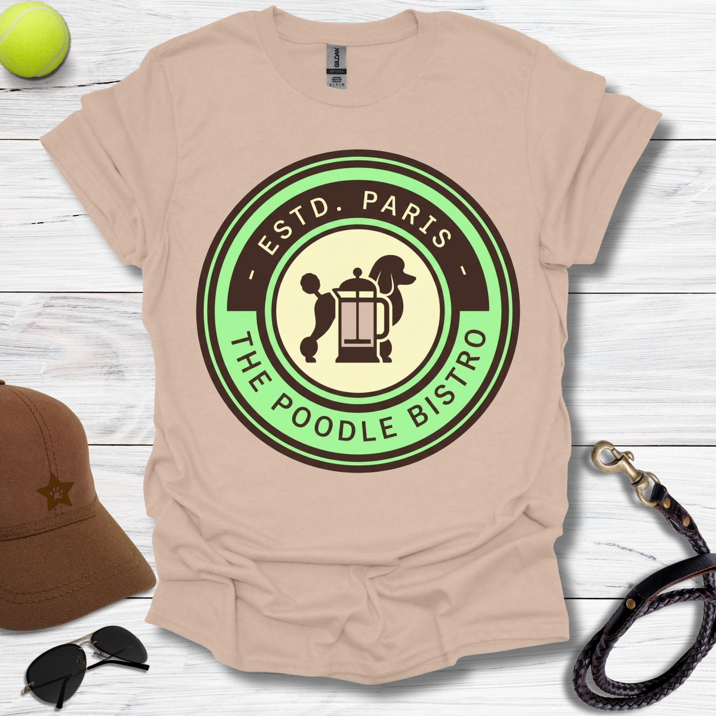 Poodle Bistro T-Shirt