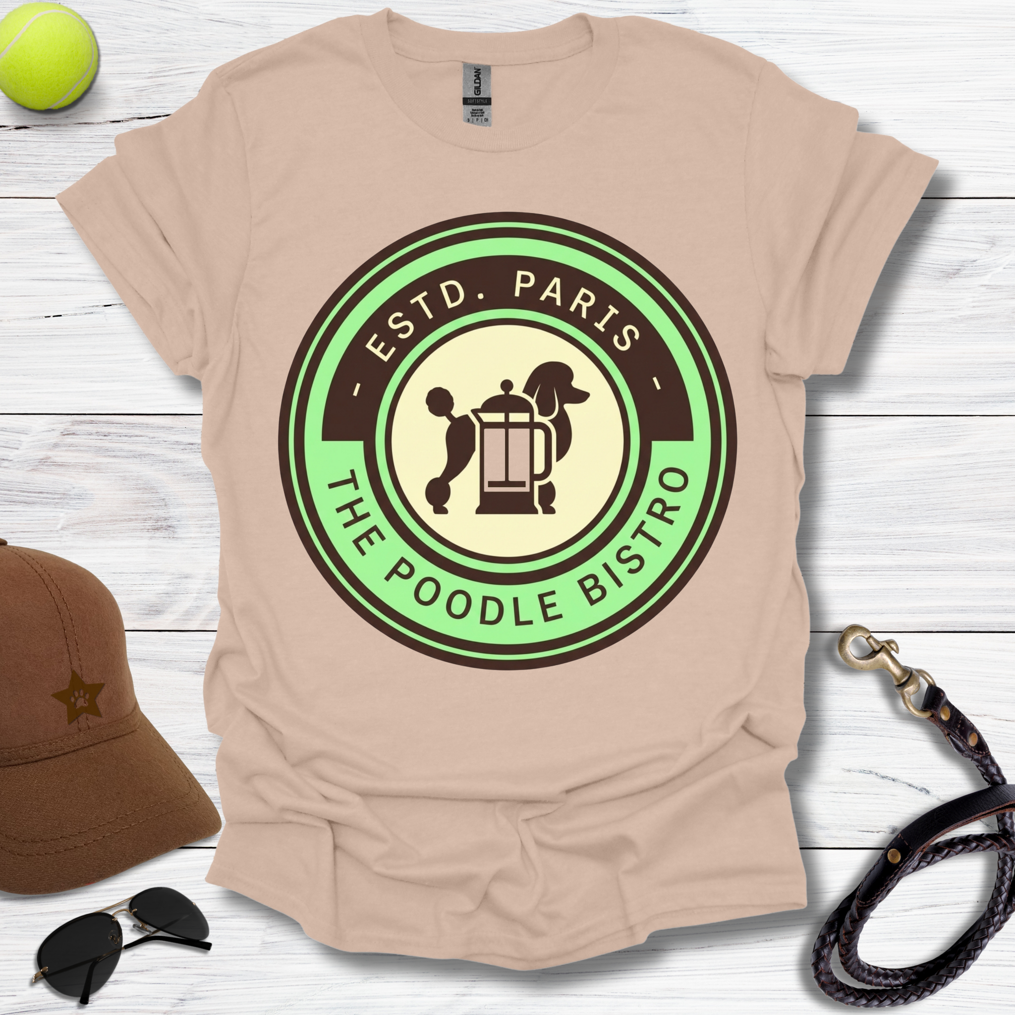 Poodle Bistro T-Shirt