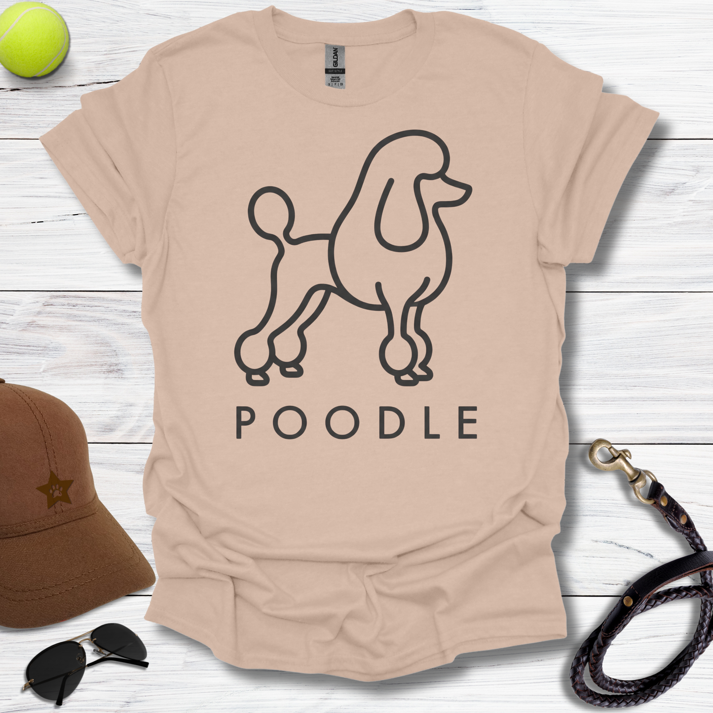Poodle Minimal T-Shirt