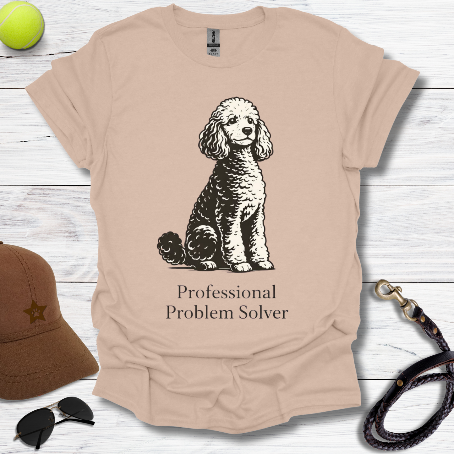 Problem Solving Poodle T-Shirt