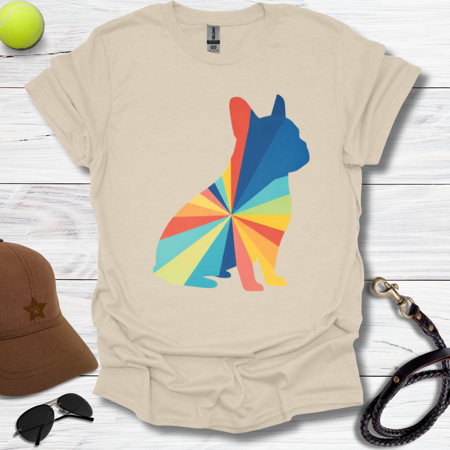 Rainbow Frenchie T-Shirt