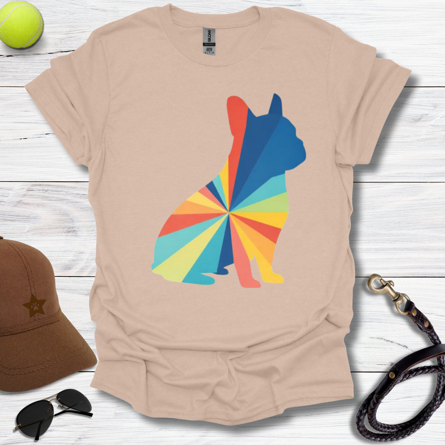 Rainbow Frenchie T-Shirt