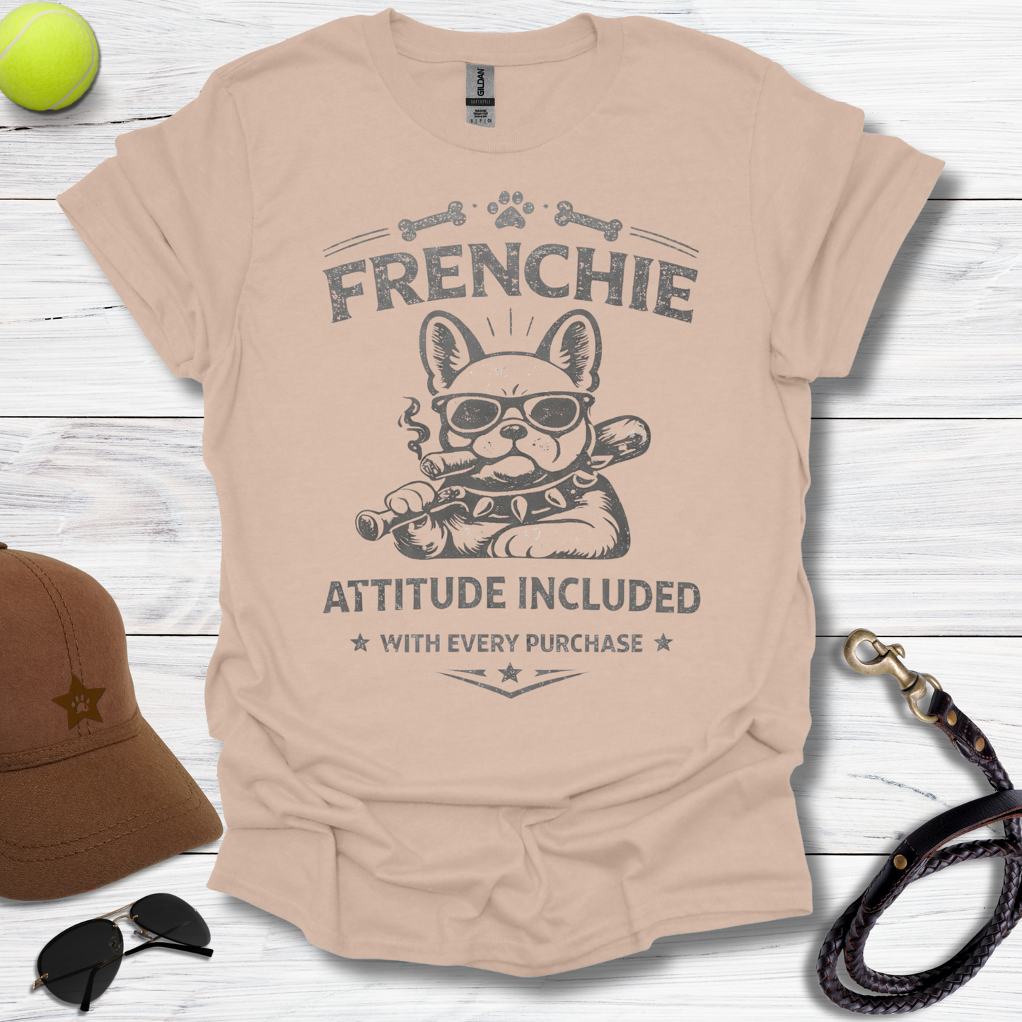 Frenchie Attitude T-Shirt