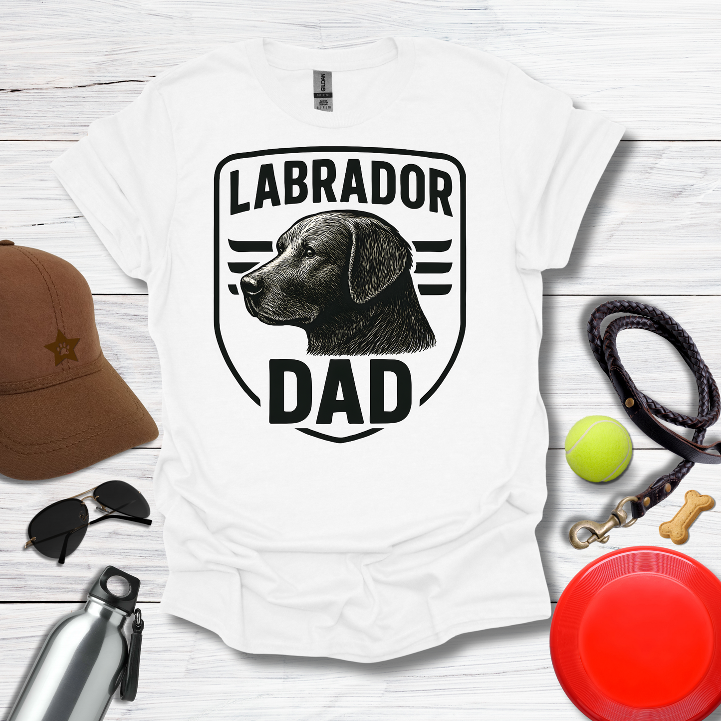 Vintage Classic Labrador Dad Tee
