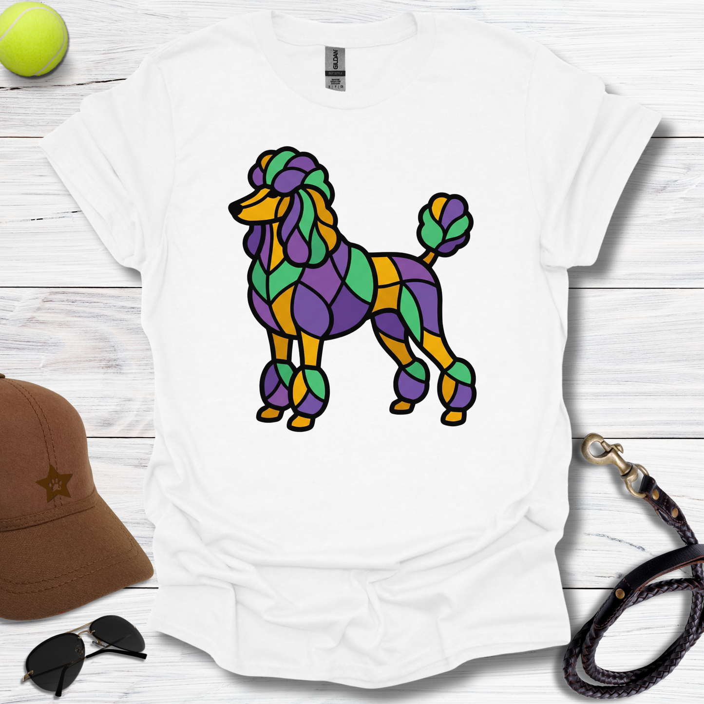 Colorful Poodle T-Shirt