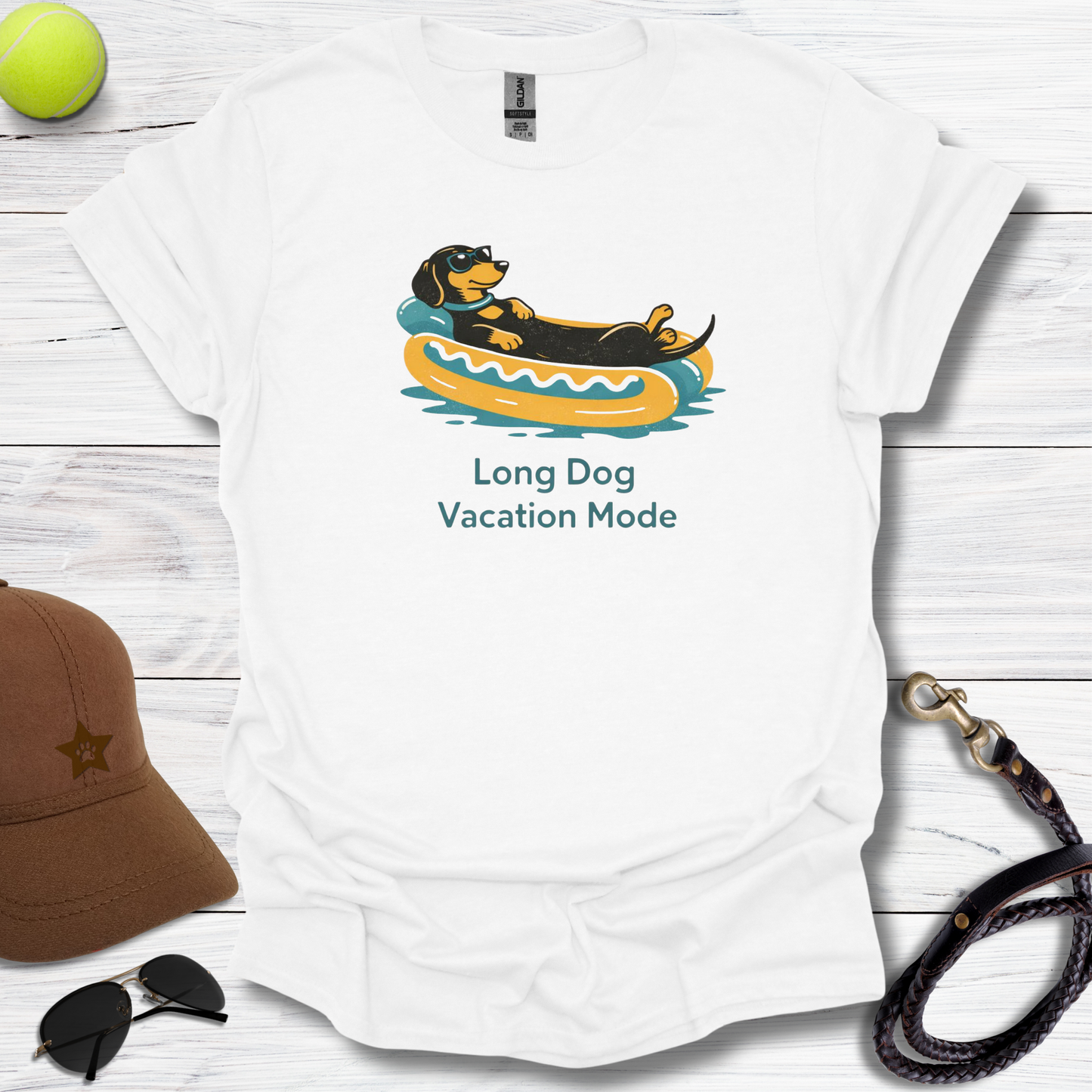 Dachshund Long Dog Vacation T-Shirt