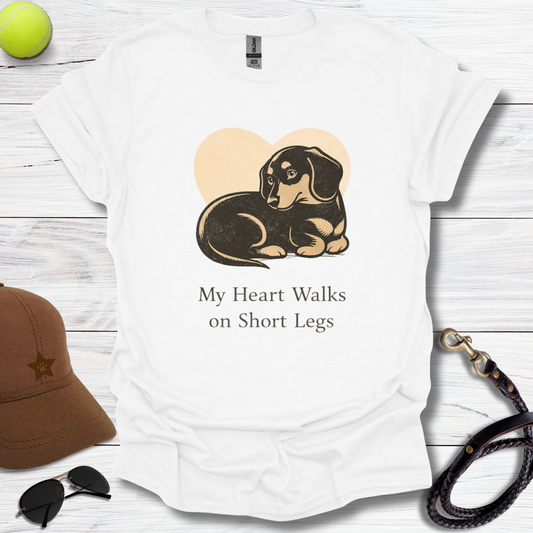Dachshund My Heart T-Shirt