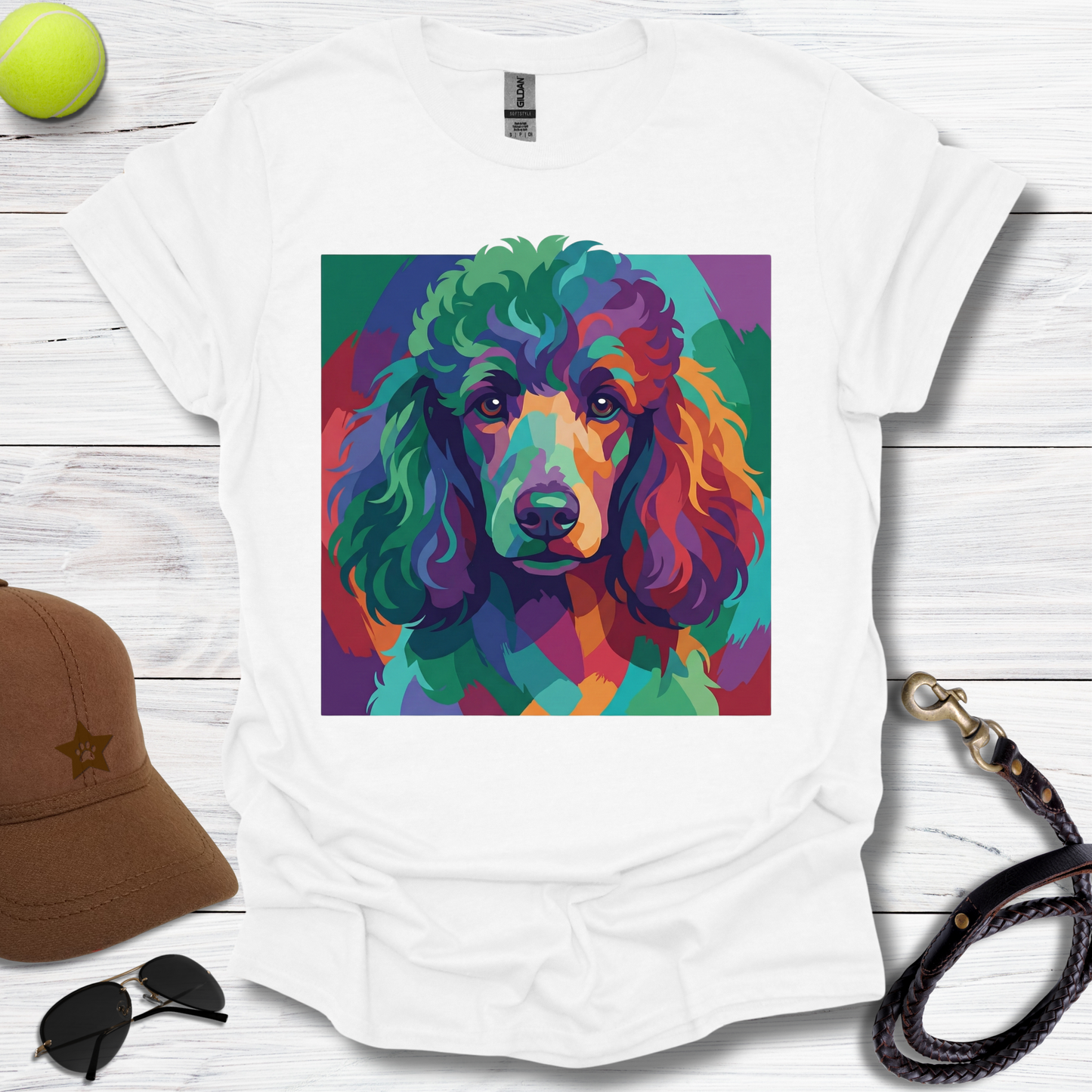 Painterly Poodle T-Shirt