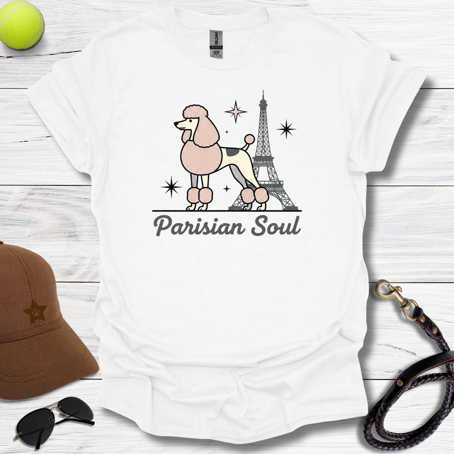 Parisian Soul Poodle T-Shirt