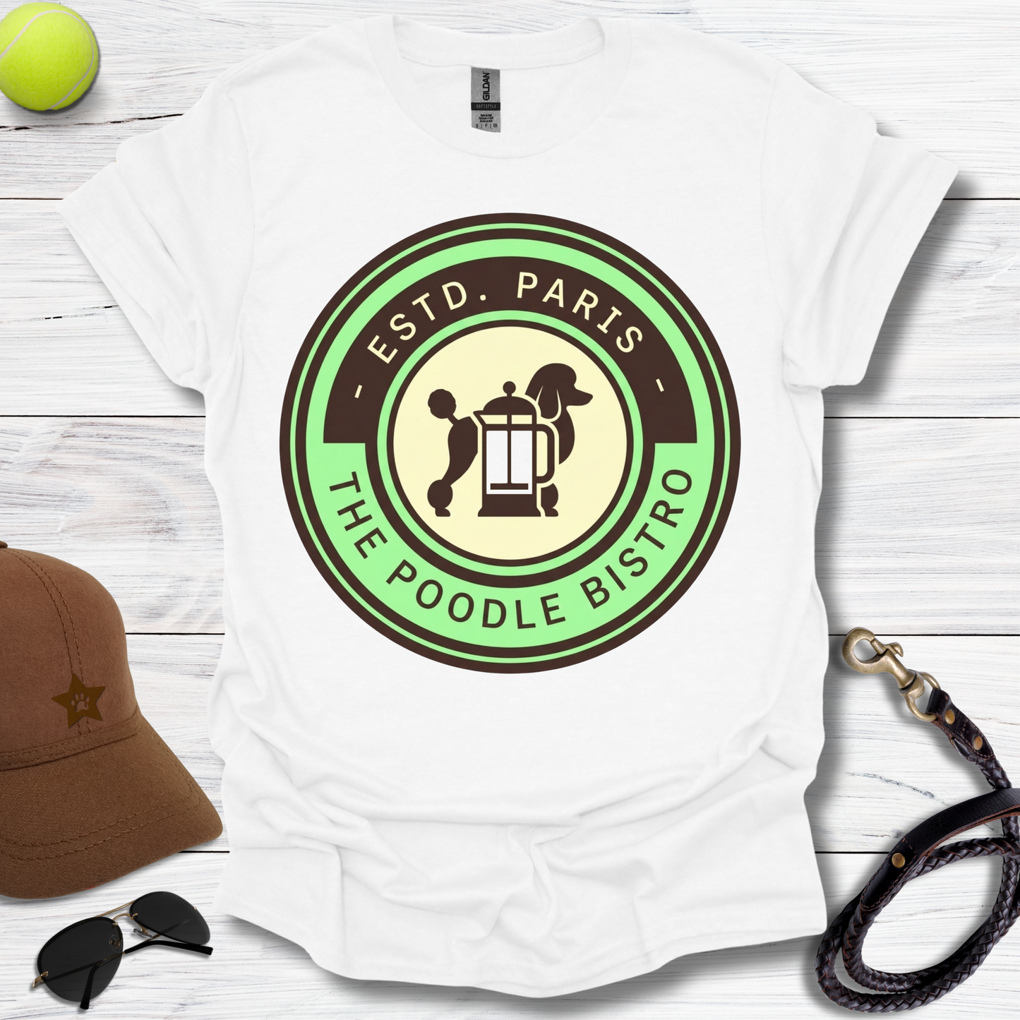 Poodle Bistro T-Shirt