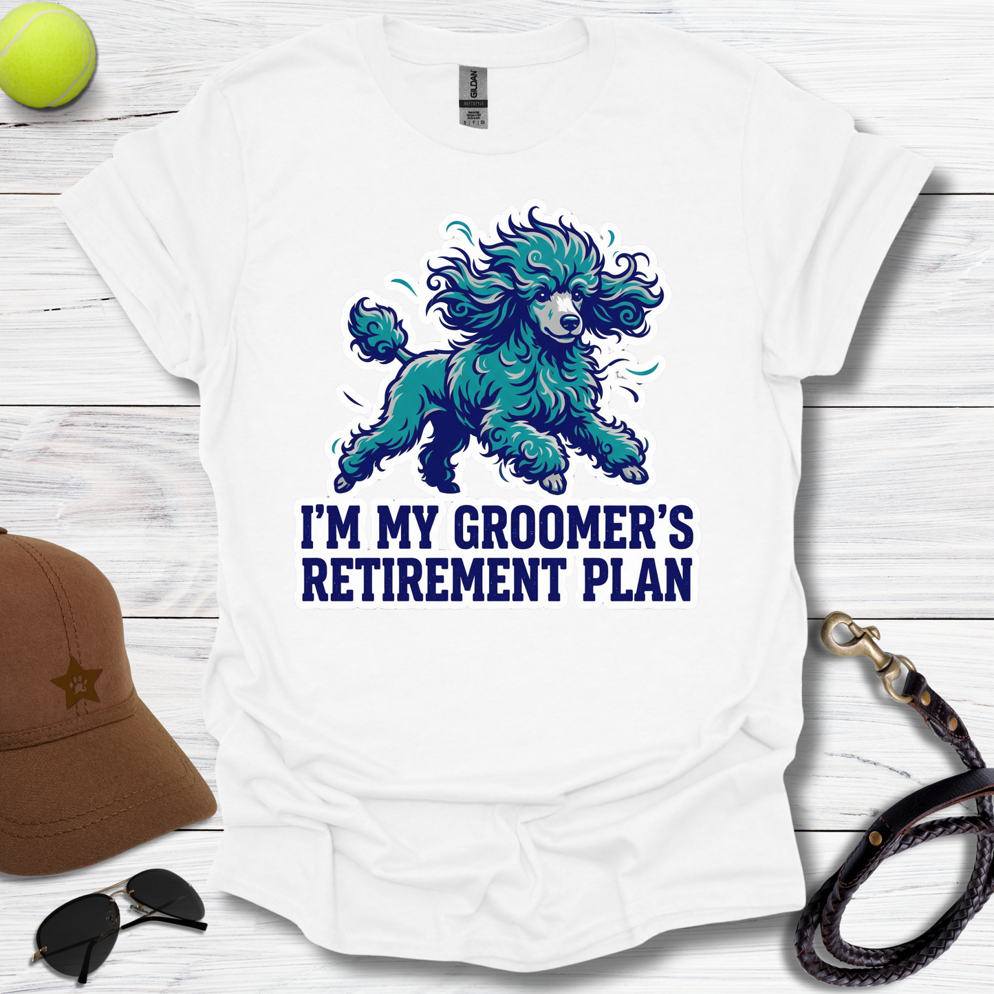 Poodle Groomer's Retirement Plan T-Shirt