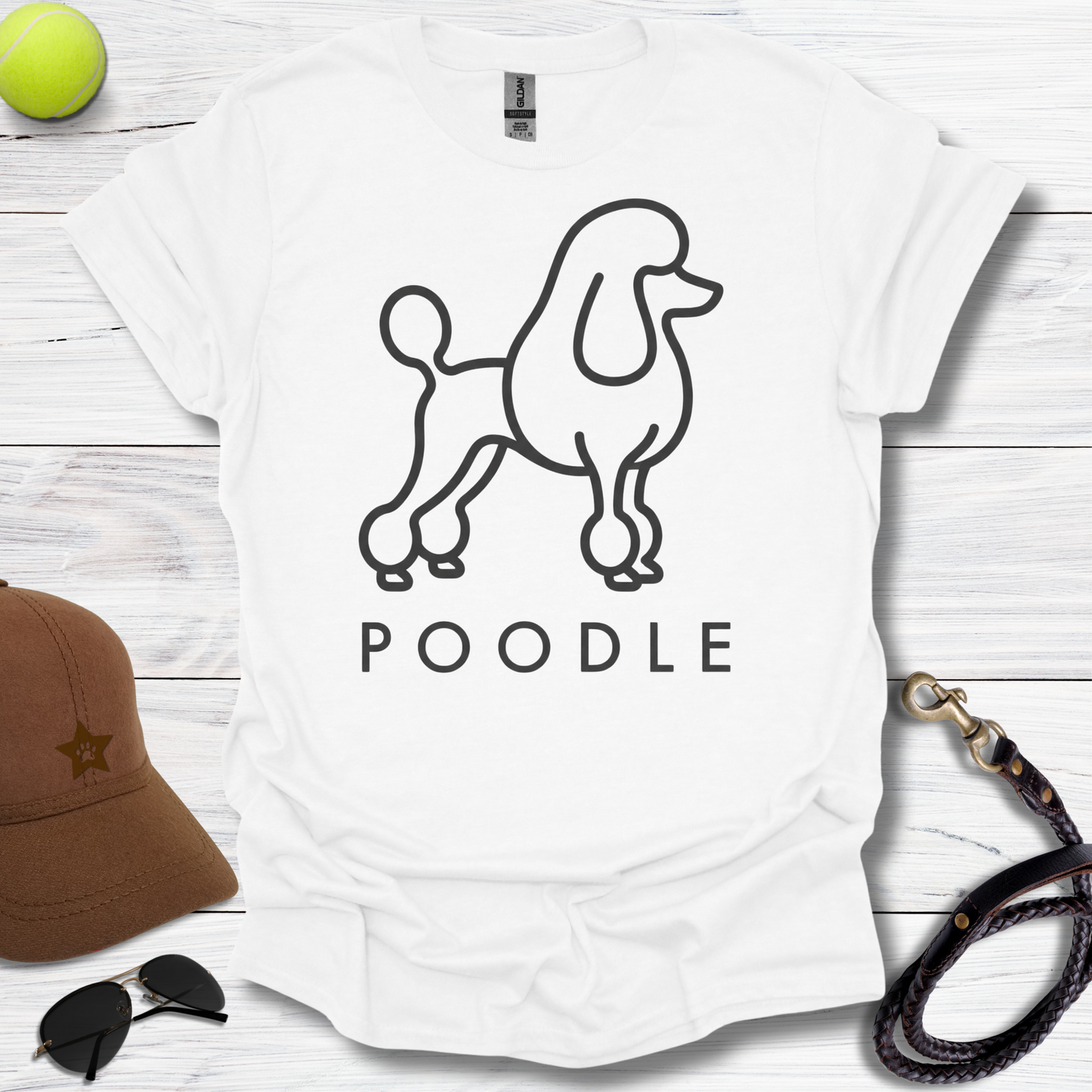 Poodle Minimal T-Shirt
