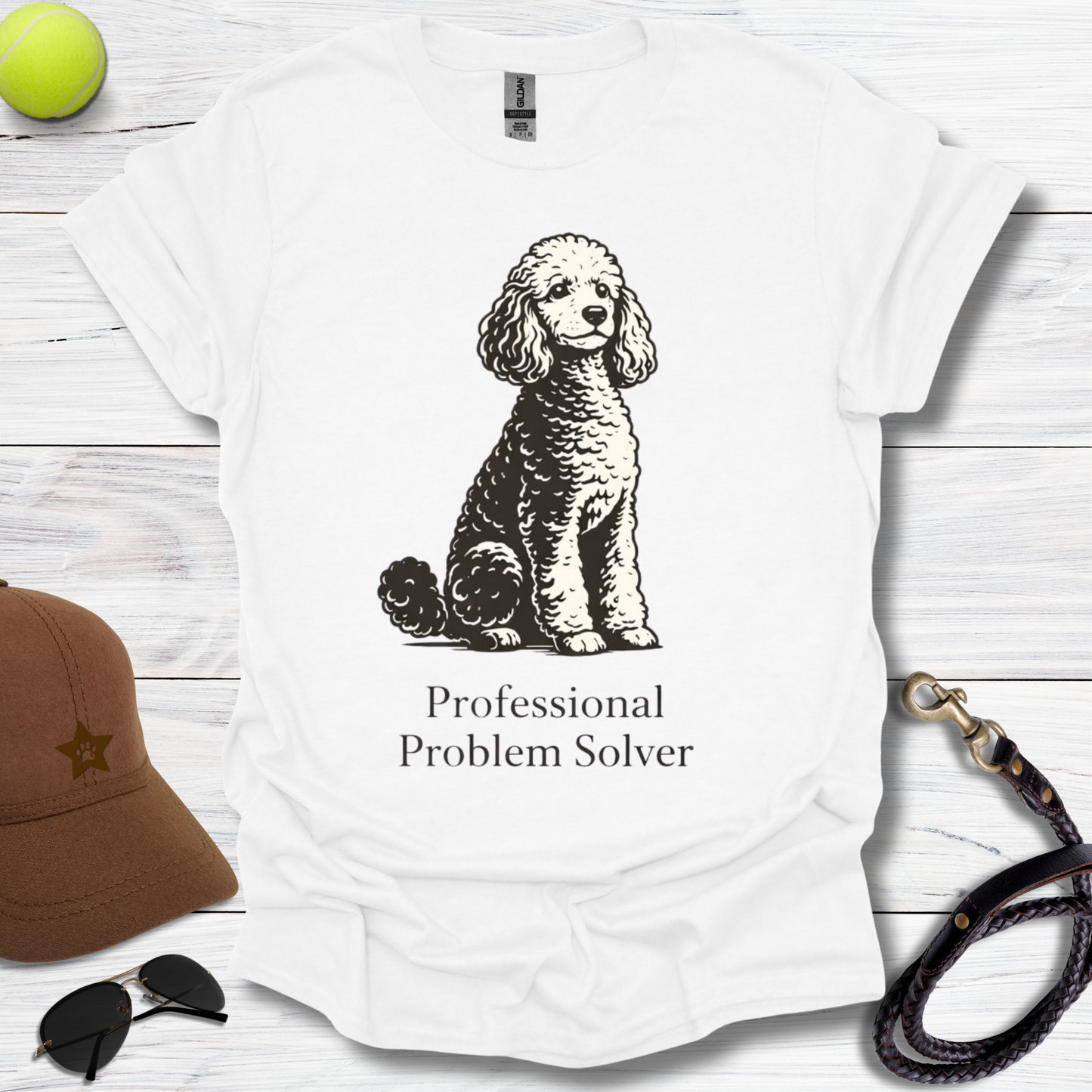 Problem Solving Poodle T-Shirt