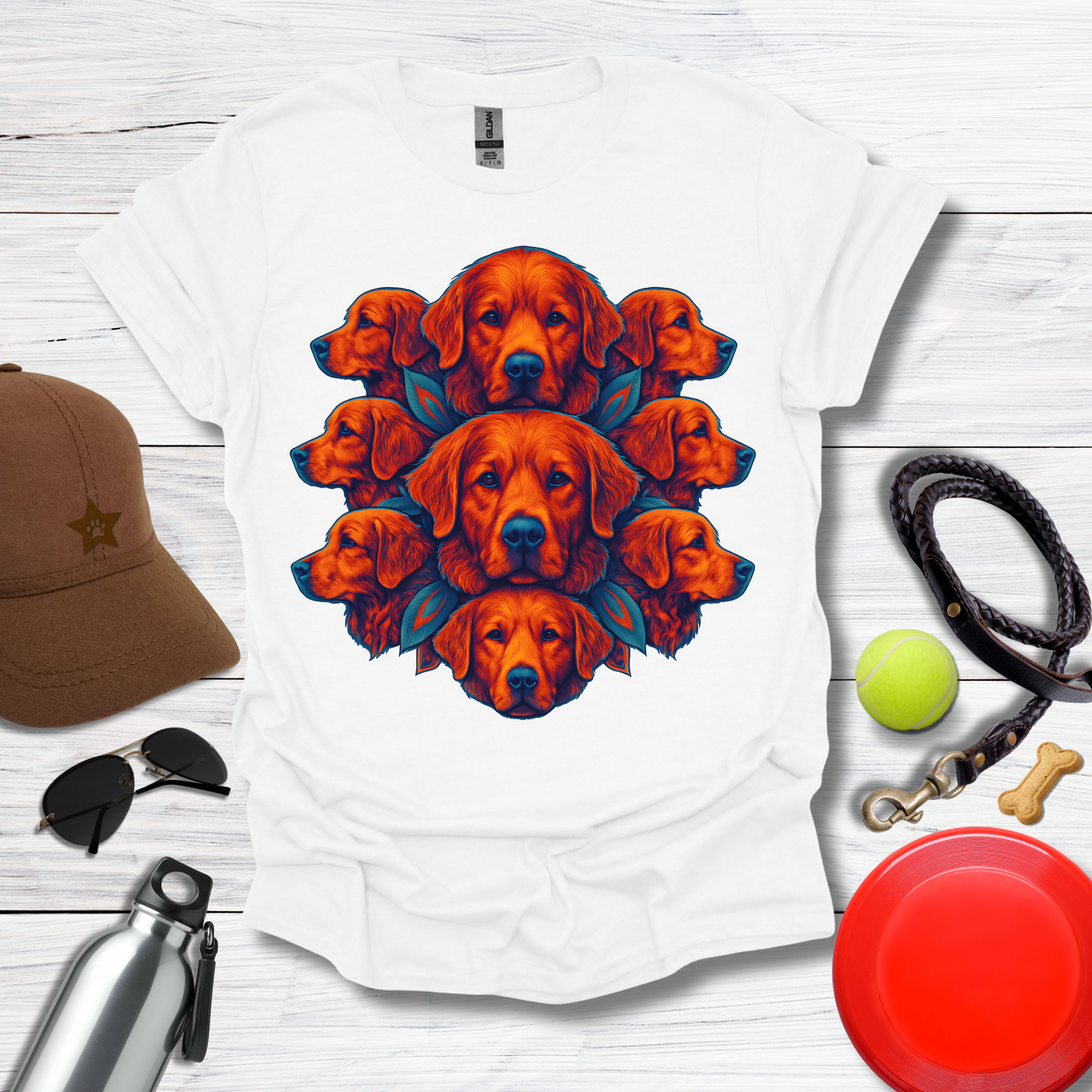 Radiant Red Dogs T-Shirt
