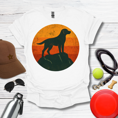 Retro Labrador Silhouette T-Shirt