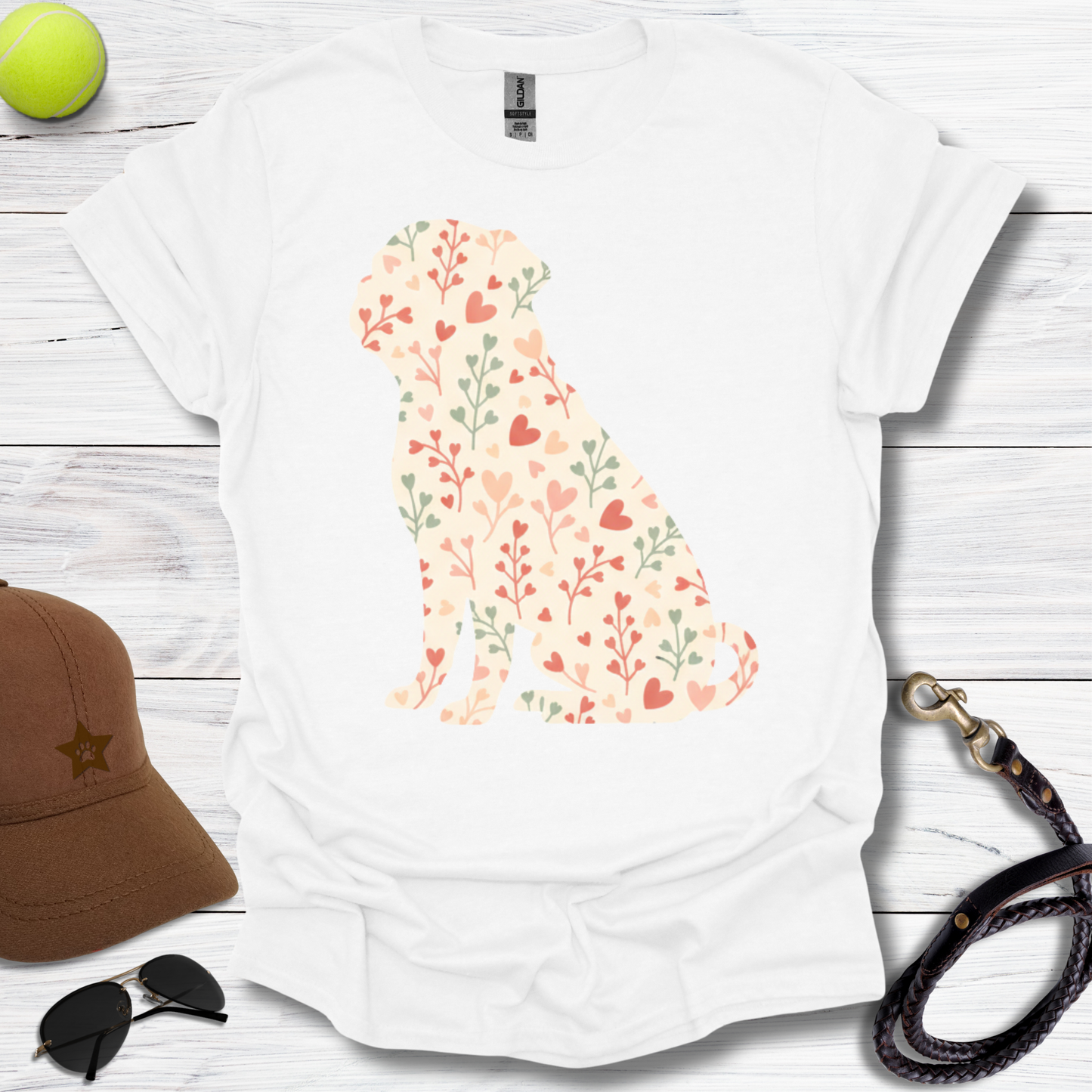 Valentine Pug T-Shirt