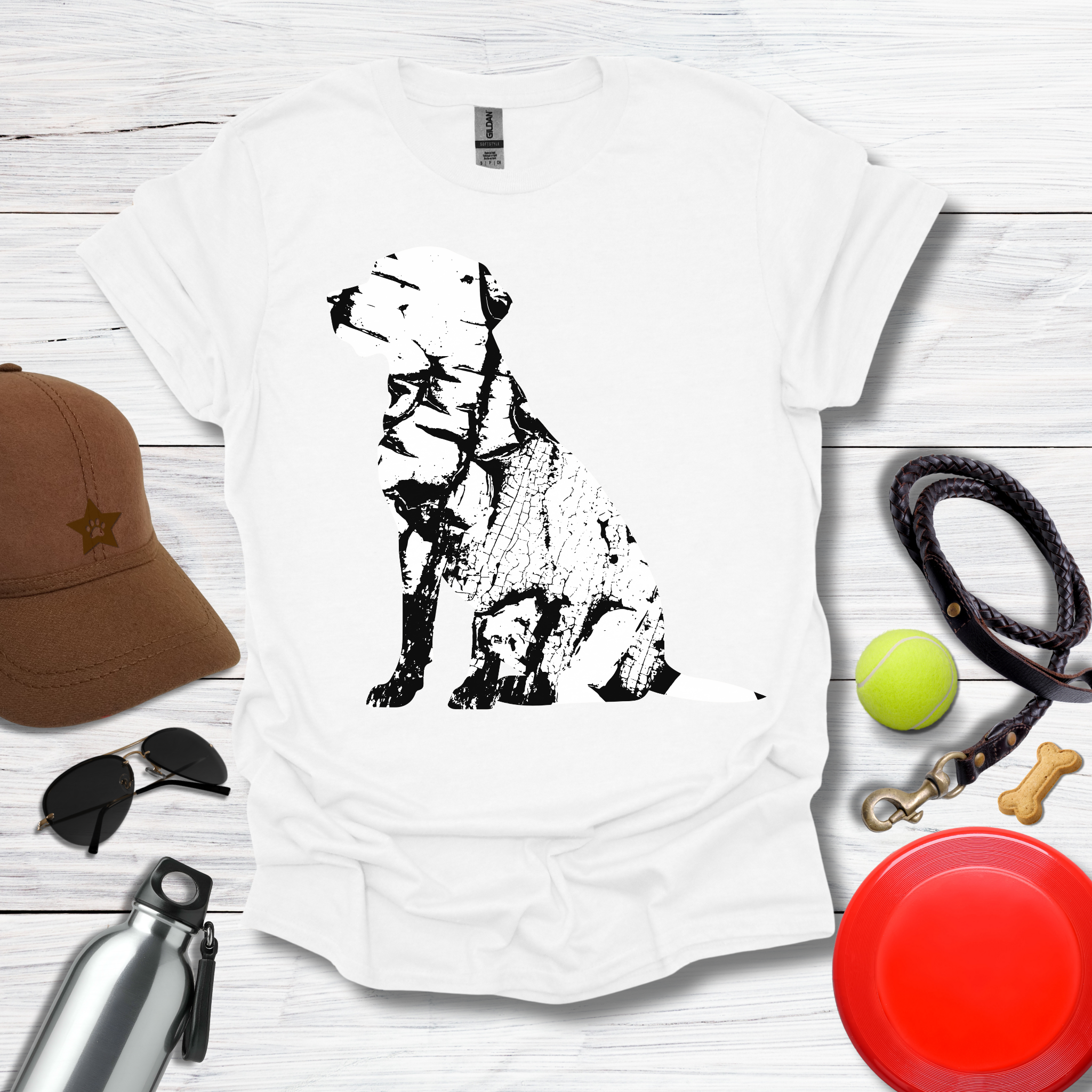 Vintage Winter Lab T-Shirt