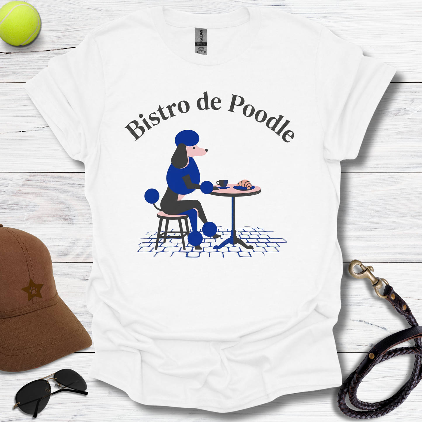 Bistro De Poodle T-Shirt