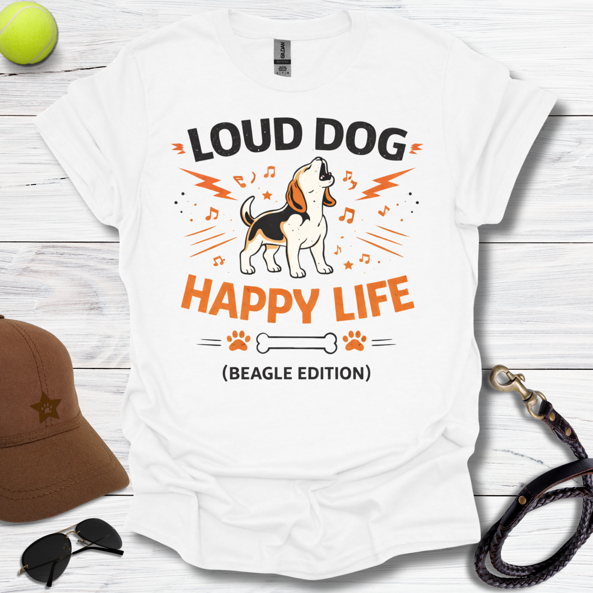 Loud Dog Happy Life T-Shirt