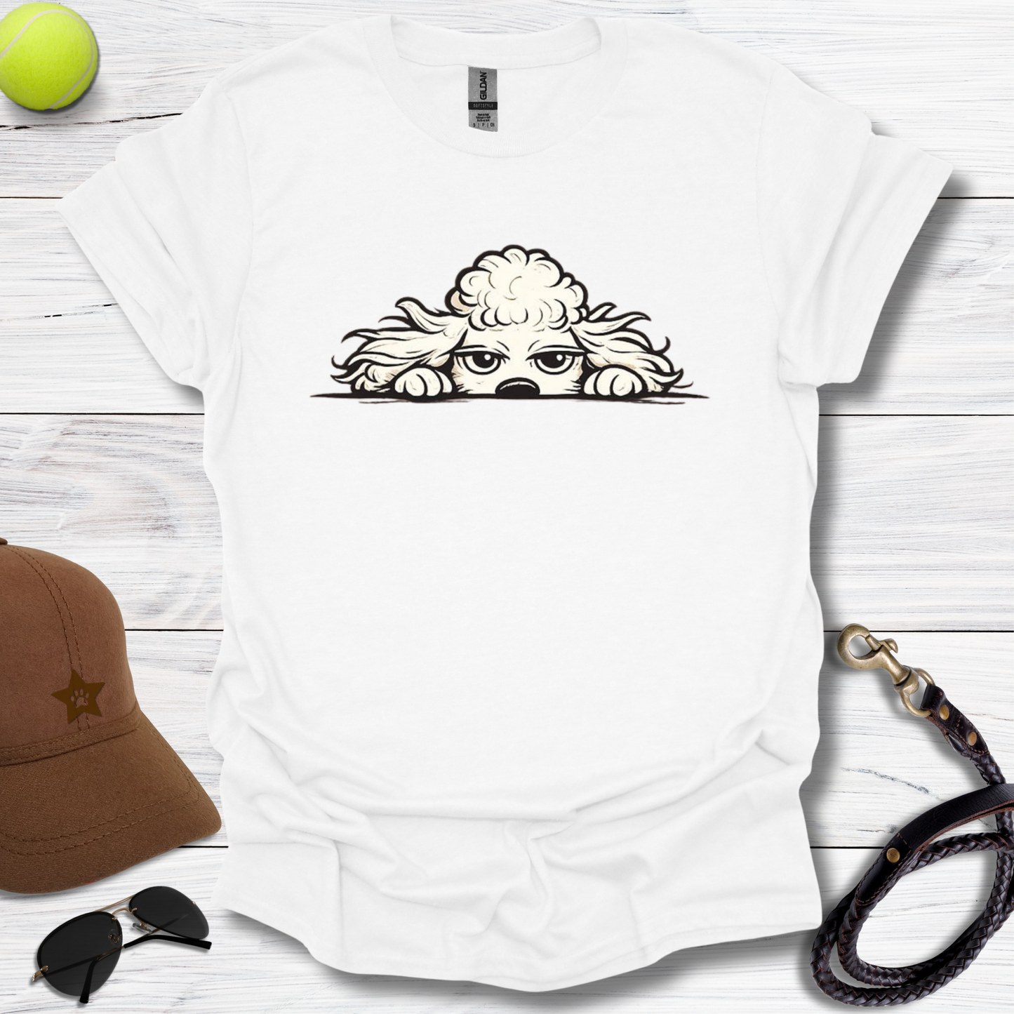 Poodle Irreverent Observer T-Shirt