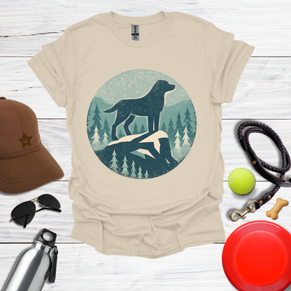 Labrador Mountain Winter Adventure T-Shirt
