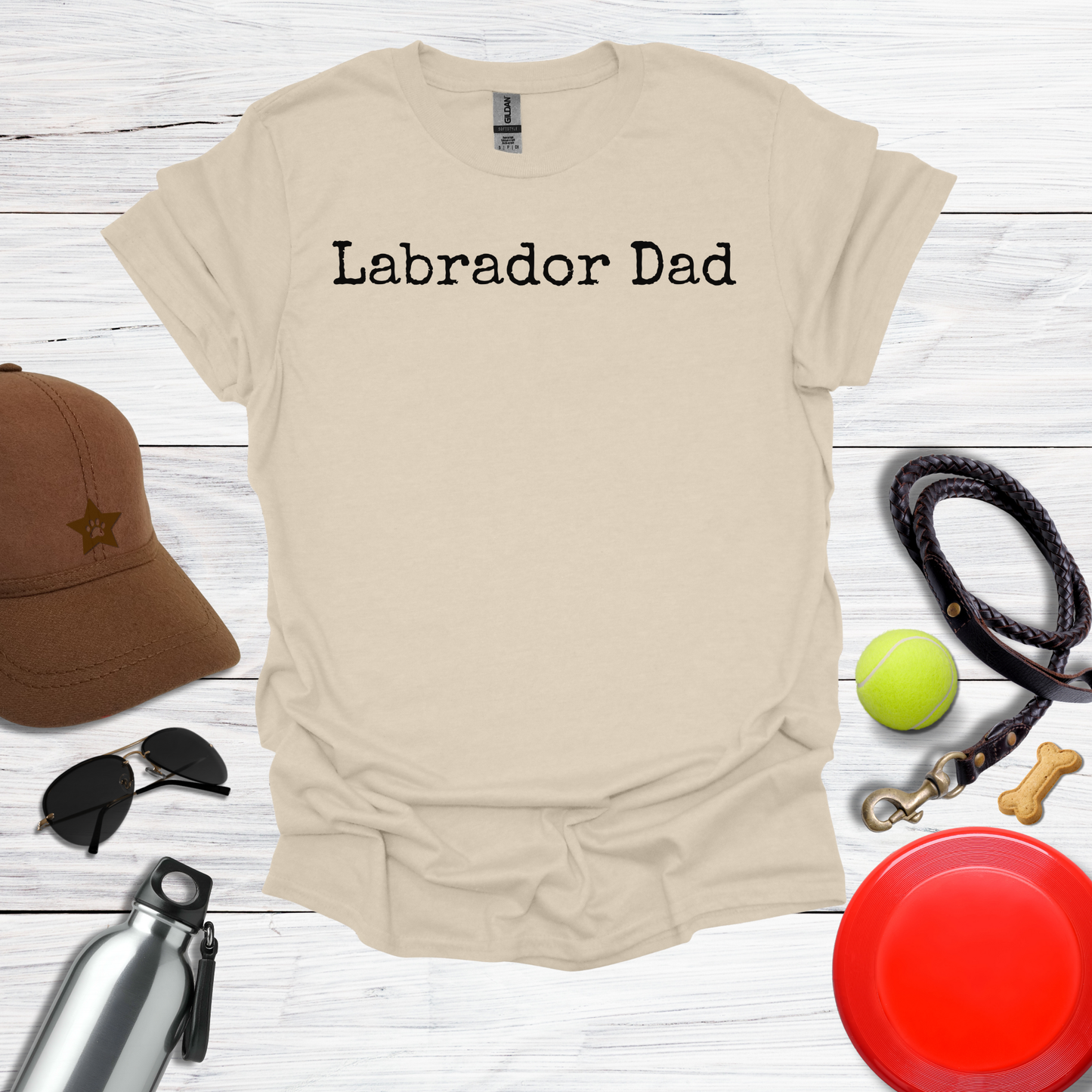 Old School Labrador Dad T-Shirt