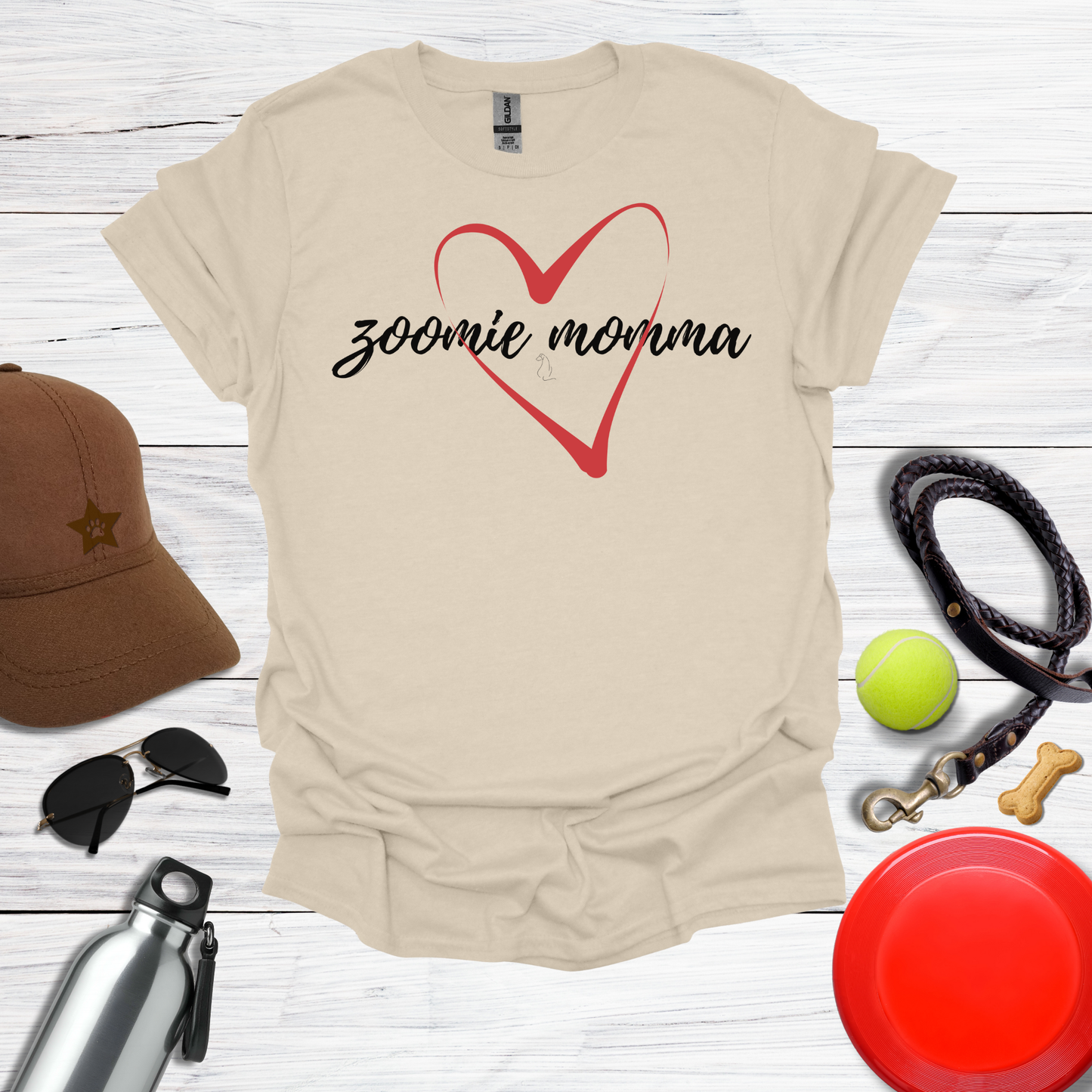 Zoomie Momma Big Heart T-Shirt
