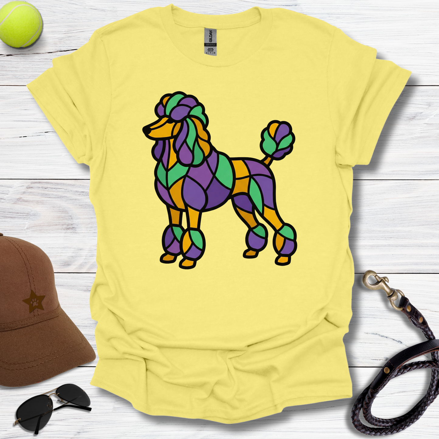 Colorful Poodle T-Shirt