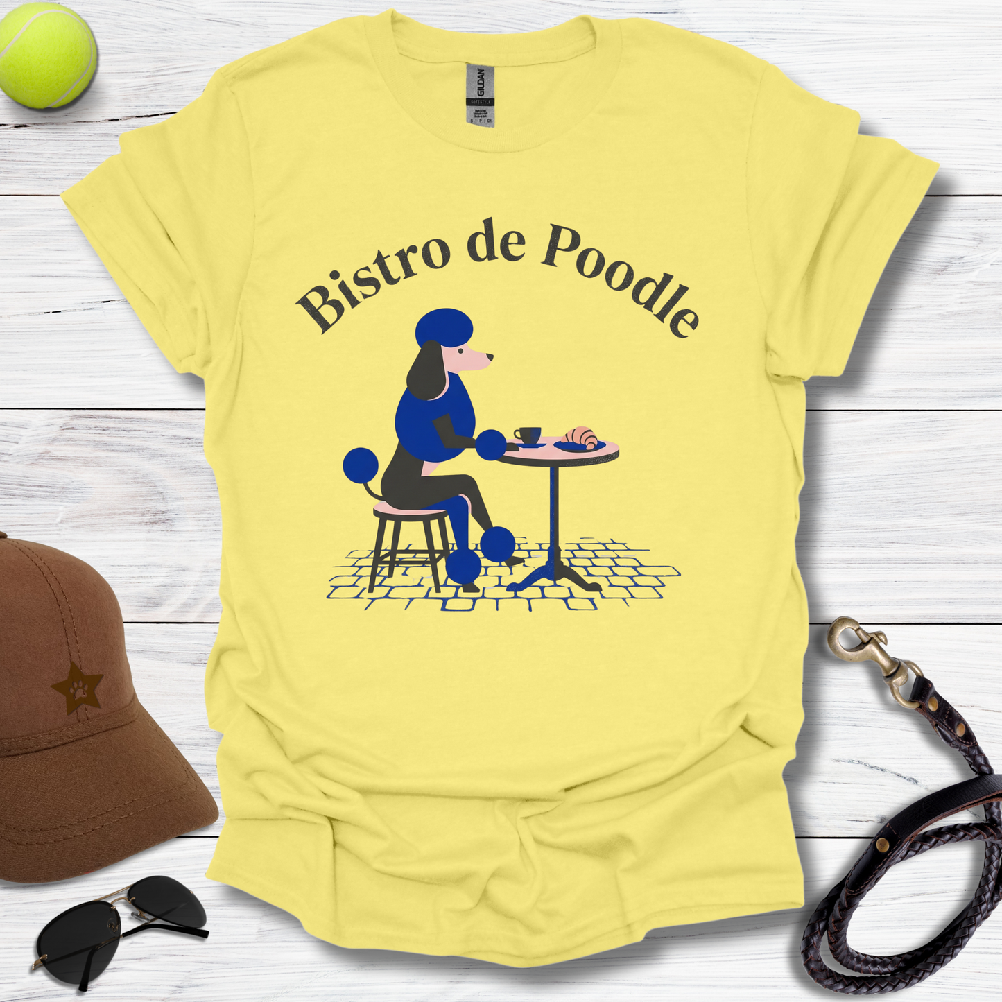 Bistro De Poodle T-Shirt